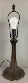 Antique Ornate Metal Table Lamp