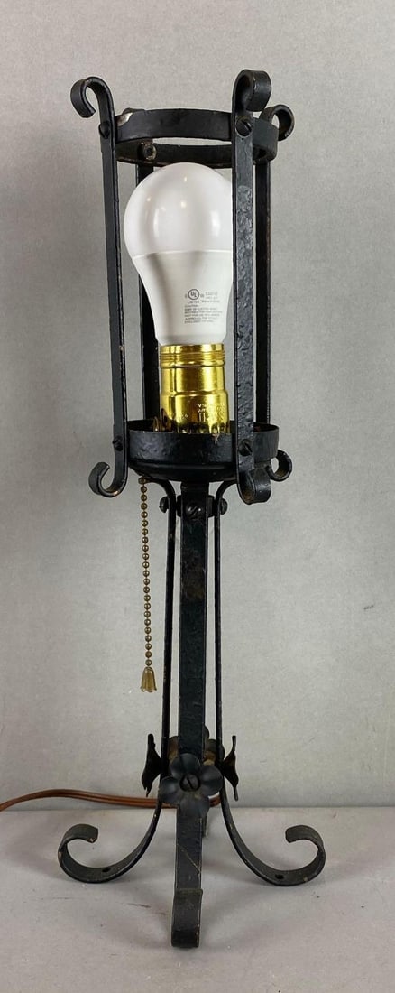 Wrought Iron Table Lamp (1 of 7)