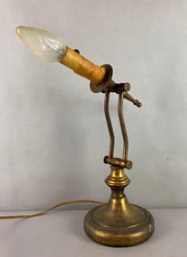 Antique Brass Swivel Desk Lamp