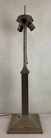 Antique Ornate Brass Table Lamp