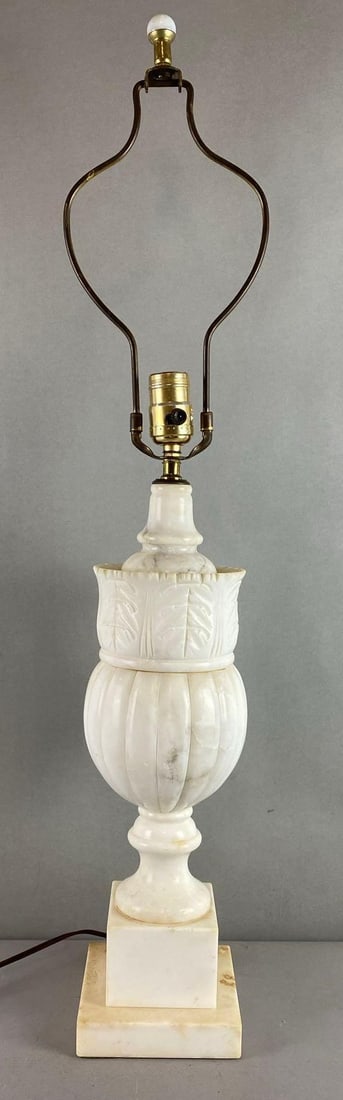 Antique Ornate Marble Table Lamp (1 of 5)