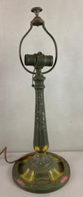 Antique Art Deco Raynaud No21 Metal Table Lamp