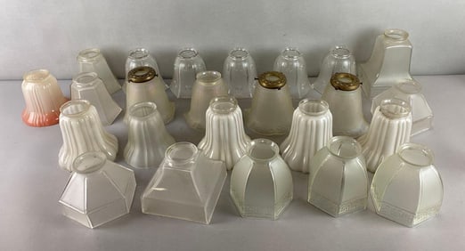 Group of 24 Assorted Light Shades