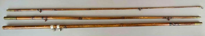Antique Handmade Bamboo Fly Fishing Fishing Rod