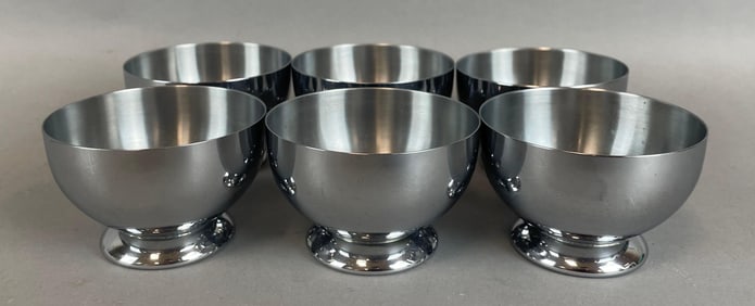 Group of Vintage Chase Chrome Ramekins