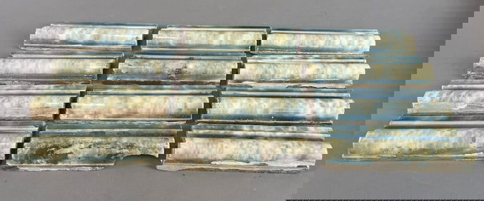 Group of Vintage Ceramic Tile Molding