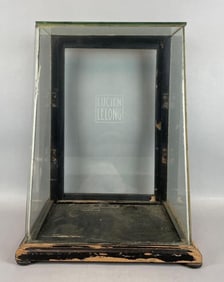 Vintage Lucien Lelong Perfume Glass Store Display Cabinet