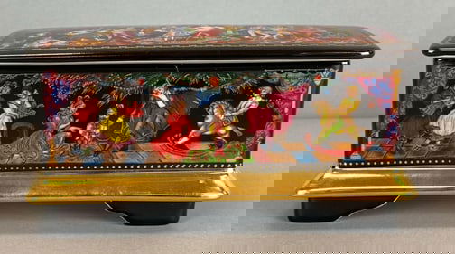 1991 Limited Edition Russian Ballet The Nutcracker Porcelain Music Box