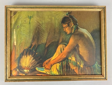 Eanger Irving Couse Arrow Maker Reproduction Print