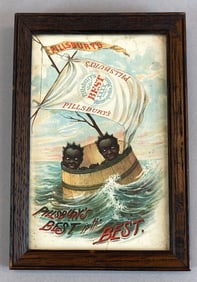 Pillsburys Flour Best is the Best Black Americana Advertising Print
