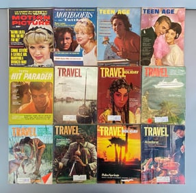 Group of 12 1960s - 1970s Travel Magazines and More