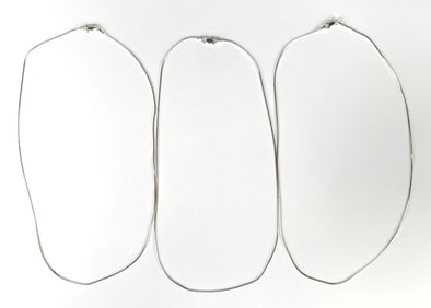 Group of 3 Sterling Silver Chain Necklaces