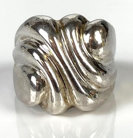 Joseph Esposito Sterling Silver Swirl Fashion Ring