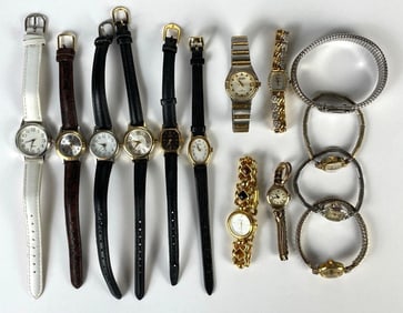 Group of Womens Wristwatches and More