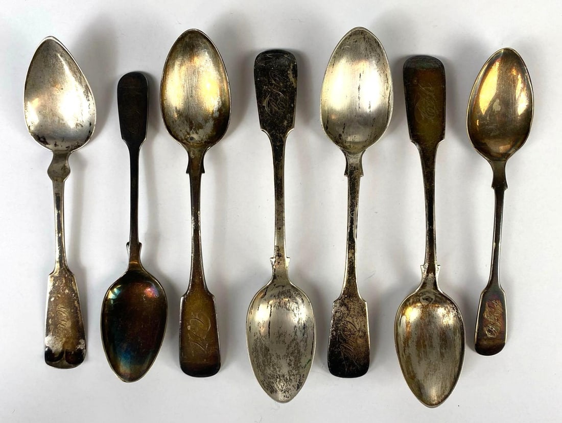 Group of 7 Sterling Silver Spoons (1 of 3)