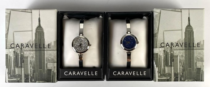 Group of 2 Caravelle Womens Wristwatches