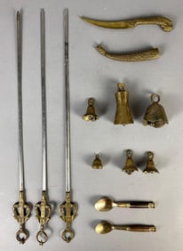 Group of Brass Bells and More
