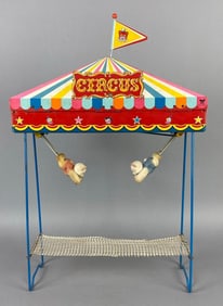 Tomiyama Flying Circus Bears Tin Litho Battery-Operated Toy