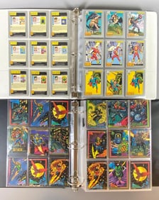 Group of Marvel and DC Comics Trading Cards