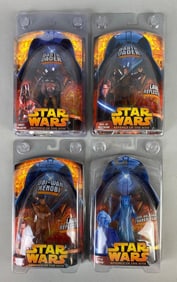 Group of 4 Hasbro Star Wars Revenge of the Sith Action Figures