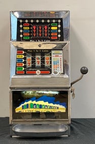 Vintage Bally El Capitan 5ยข Fruit Slot Machine