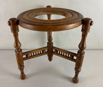 Ornate Wood Plant Stand