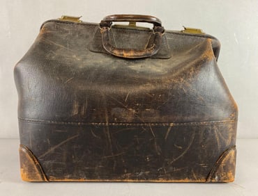Antique Leather Doctors Bag