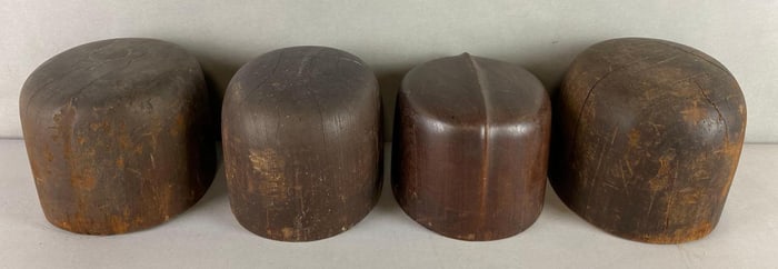 Group of 4 Antique Hat Forms