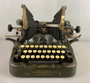 Antique The Oliver Typewriter and Book