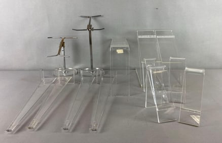 Group of Assorted Plastic Display Items