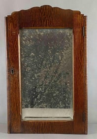 Oak Wall Medicine Cabinet