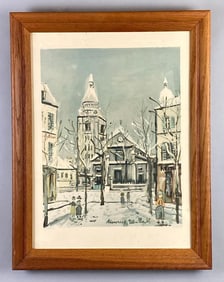 Maurice Utrillo Leglise Saint Pierre Lithograph