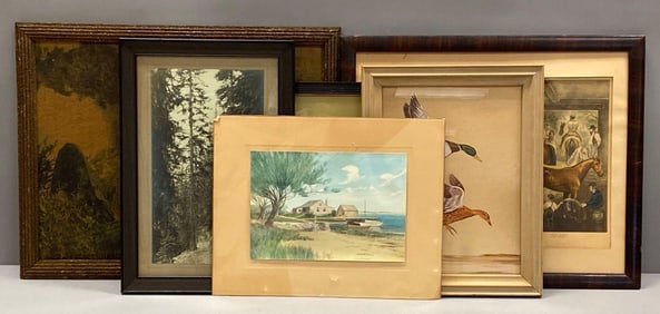 Group of 6 Assorted Artworks
