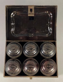 Antique Spice Tins Chest