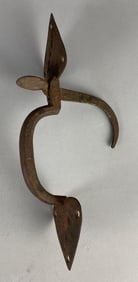 Antique Wrought Iron Thumb Latch Handle