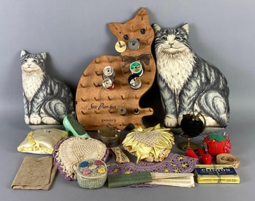 Group of Sewing Accessories and More