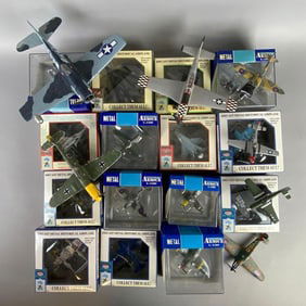 Group of Die-Cast Airplanes