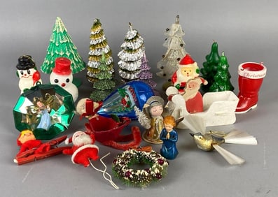 Group of Vintage Christmas Items
