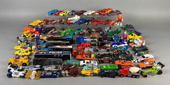 Large Group of Die-Cast Vehicles and More