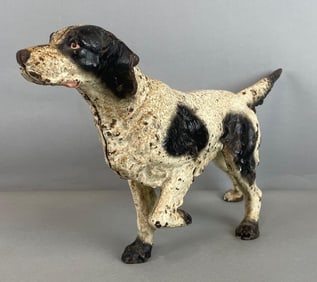 Antique Cast Iron English Setter Door Stop