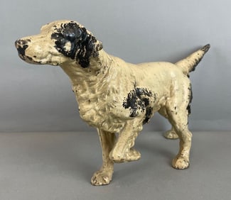 Antique Cast Iron English Setter Door Stop