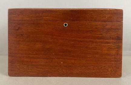 Vintage Mahogany Metal Lined Humidor