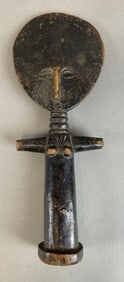 Ghana Ashanti Carved Wood Fertility Doll