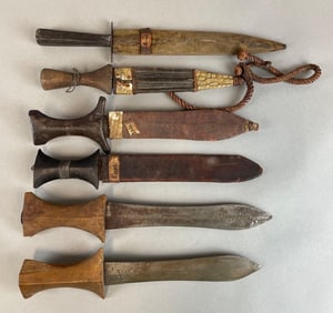 Group of African and Foreign Knives