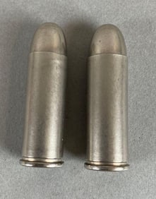 Group of 2 Vintage Railway Express Agency Poromotional Inert Cartridges