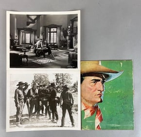 Group of Tom Mix Photos and Autograph