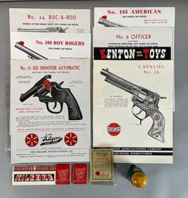 Group of Kilgore Cap Gun Advertising Items and More