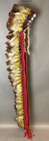 Native American Beaded Feathered Headdress