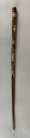 Ornate Inlaid Wood Pointer Stick