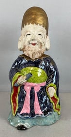 Vintage Chinese Porcelain Nodding Figure